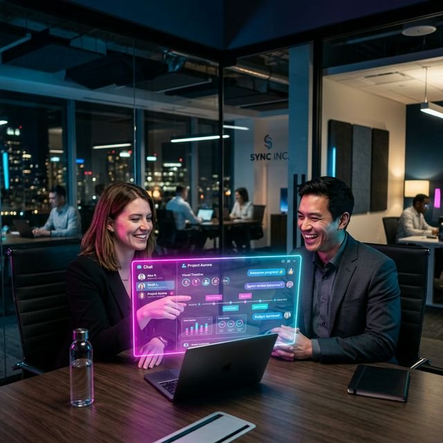 Chat IA interne entreprise connecté base de connaissance