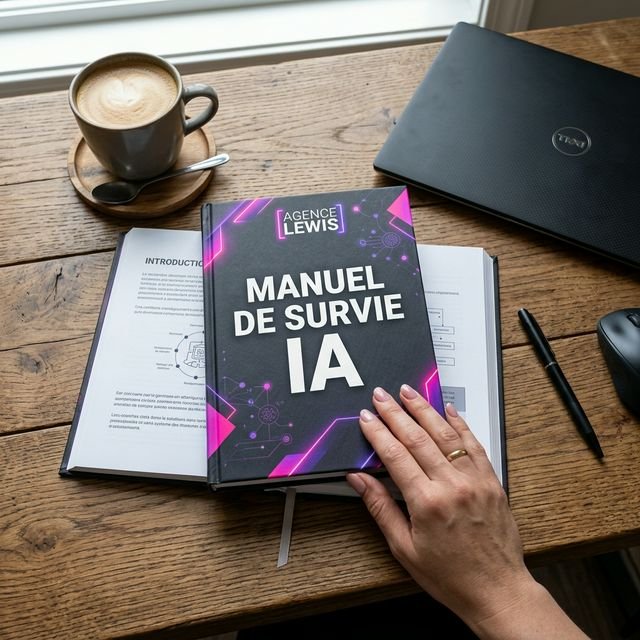 Manuel de Survie IA des PME 2026 sur un bureau